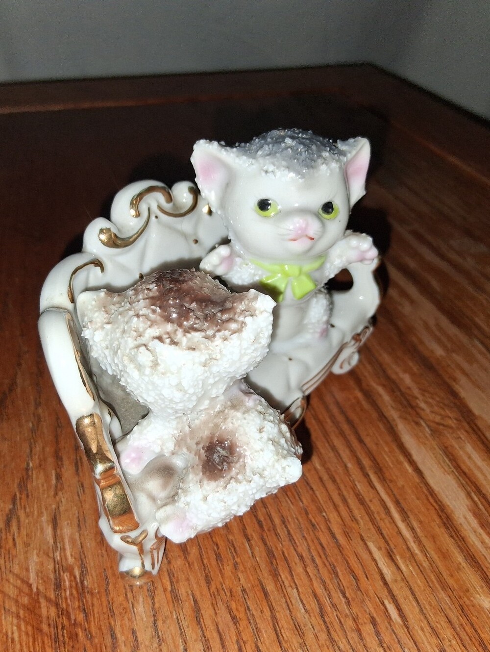 Antique Kittens In Chair - Picture 7 of 7